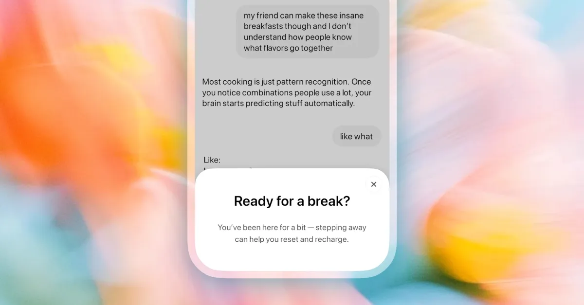ChatGPT Introduces New Break Reminders for Teen Users
