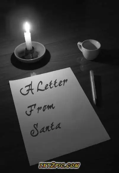 Lettre festive du Père Noël posée sur un bureau pour remercier les enseignants du monde entier